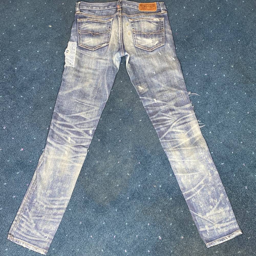Ralph Lauren Tompkins Patchwork Skinny Jeans - Picture 12 of 12